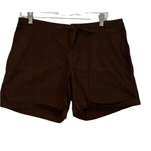 Level 8 Women's Casual Flat Front Shorts - Brown - Size 8